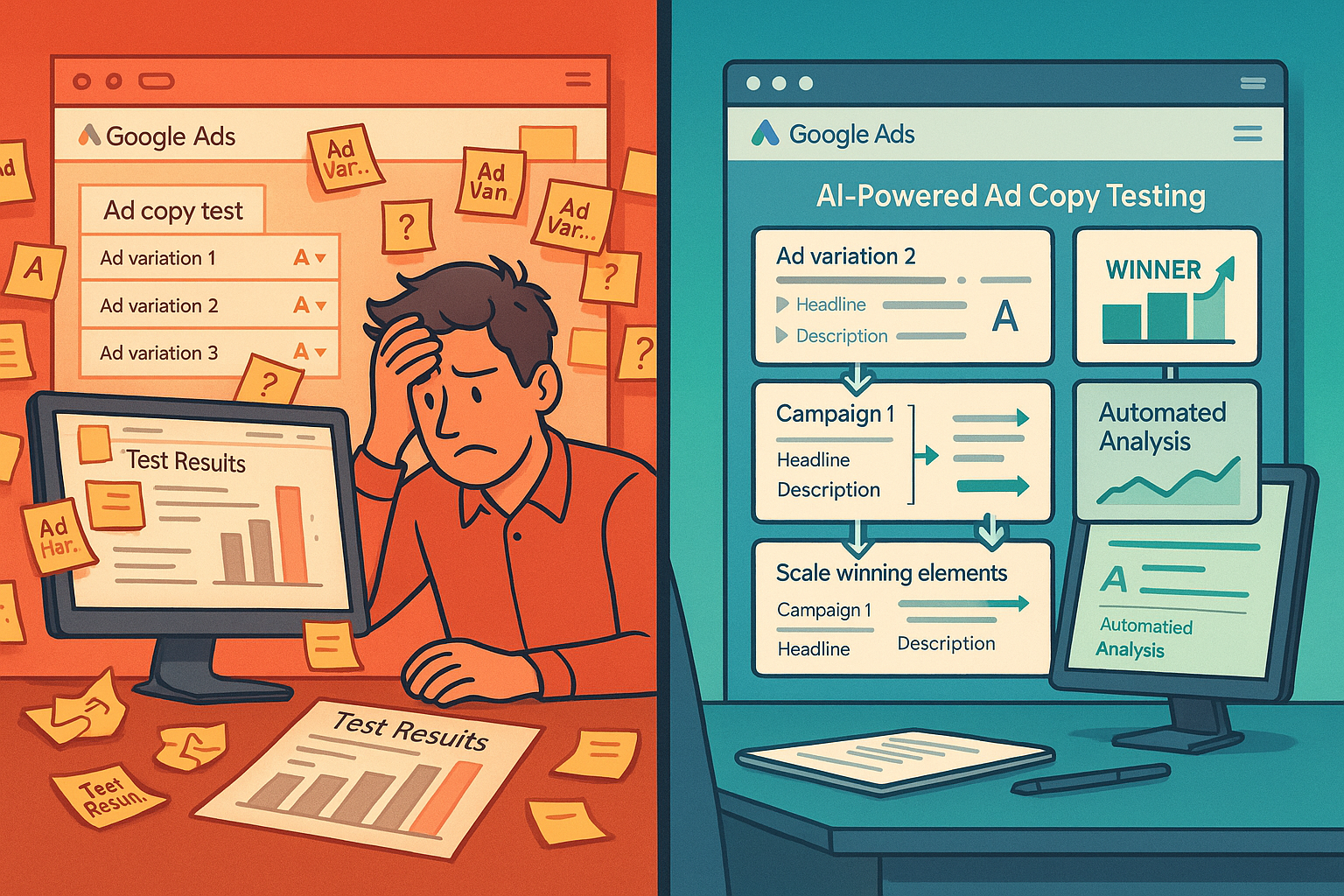 How to Use AI Automation for Google Ads Ad Copy Testing